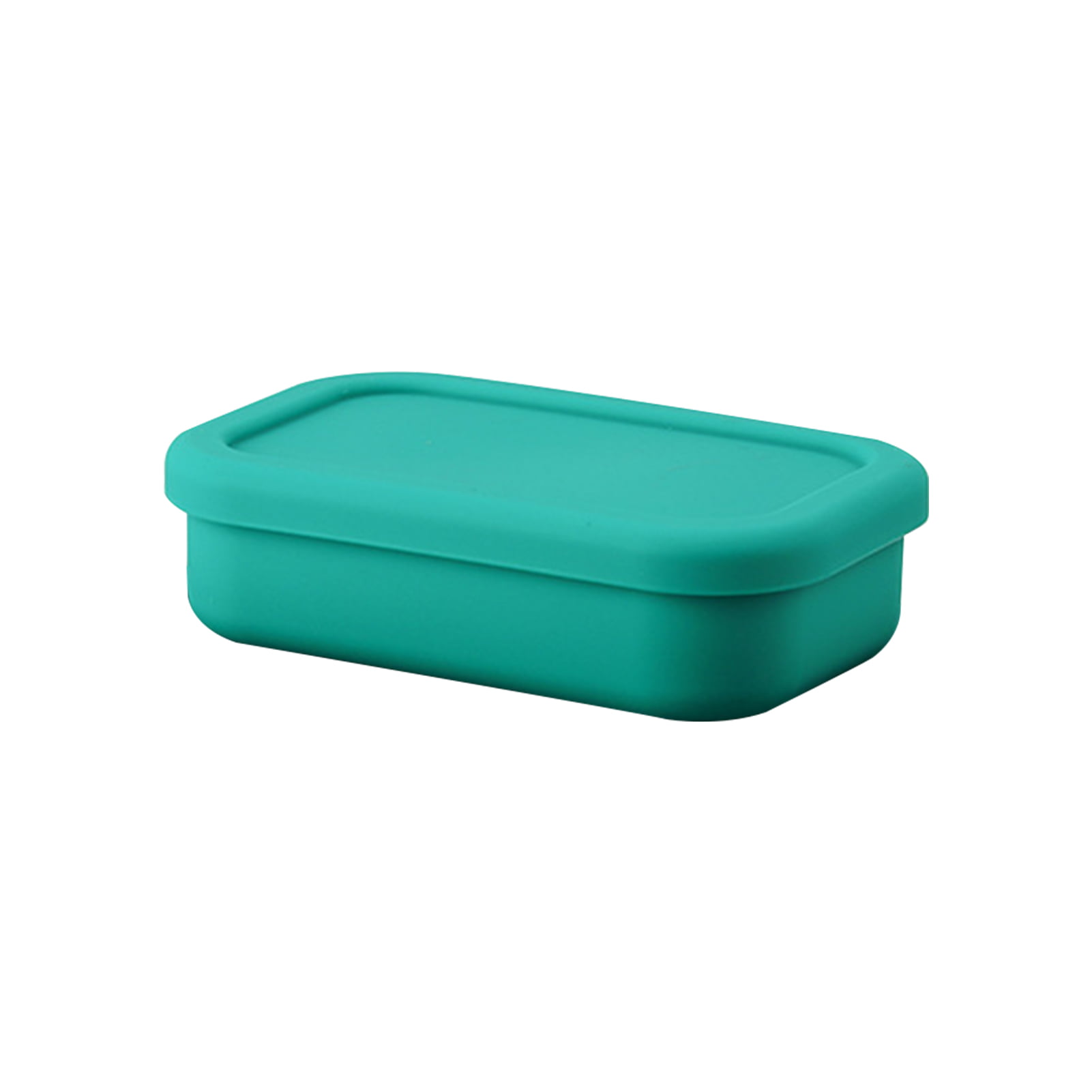 Large Capacity Food-Grade Silicone Bento Box with Leak-Proof Lid -  Microwave Safe, Temperature Resistant, and Portable for School and Work