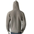 thumbnail image 4 of WREESH Men's Knitted Hooded Cardigan Winter Sweater, Long Sleeve Open Front Coat with Pocket Design, 4 of 8