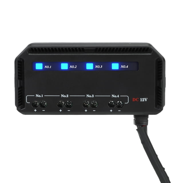 CAJA DE FUSIBLES Y RELÉ, INSTALACIONA FÁCLE DE 4 FUSIBLE Y CAJA DE RELÉ 20A SALIDA CON INDICADOR LED PARA AUTOMÓVIL