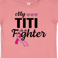 thumbnail image 4 of Inktastic Breast Cancer Awareness My Titi is a Fighter Boys or Girls Baby T-Shirt, 4 of 5