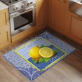 thumbnail image 2 of Yellow Lemons Entryway Rug 2'x3'&nbsp; Non Slip Front Door Mats, Summer Botanical Watercolor Modern Art Entrance Rugs Indoor Outdoor Carpet, Washable Floor Mats Small Area Rug for Bedroom Kitchen, 2 of 8