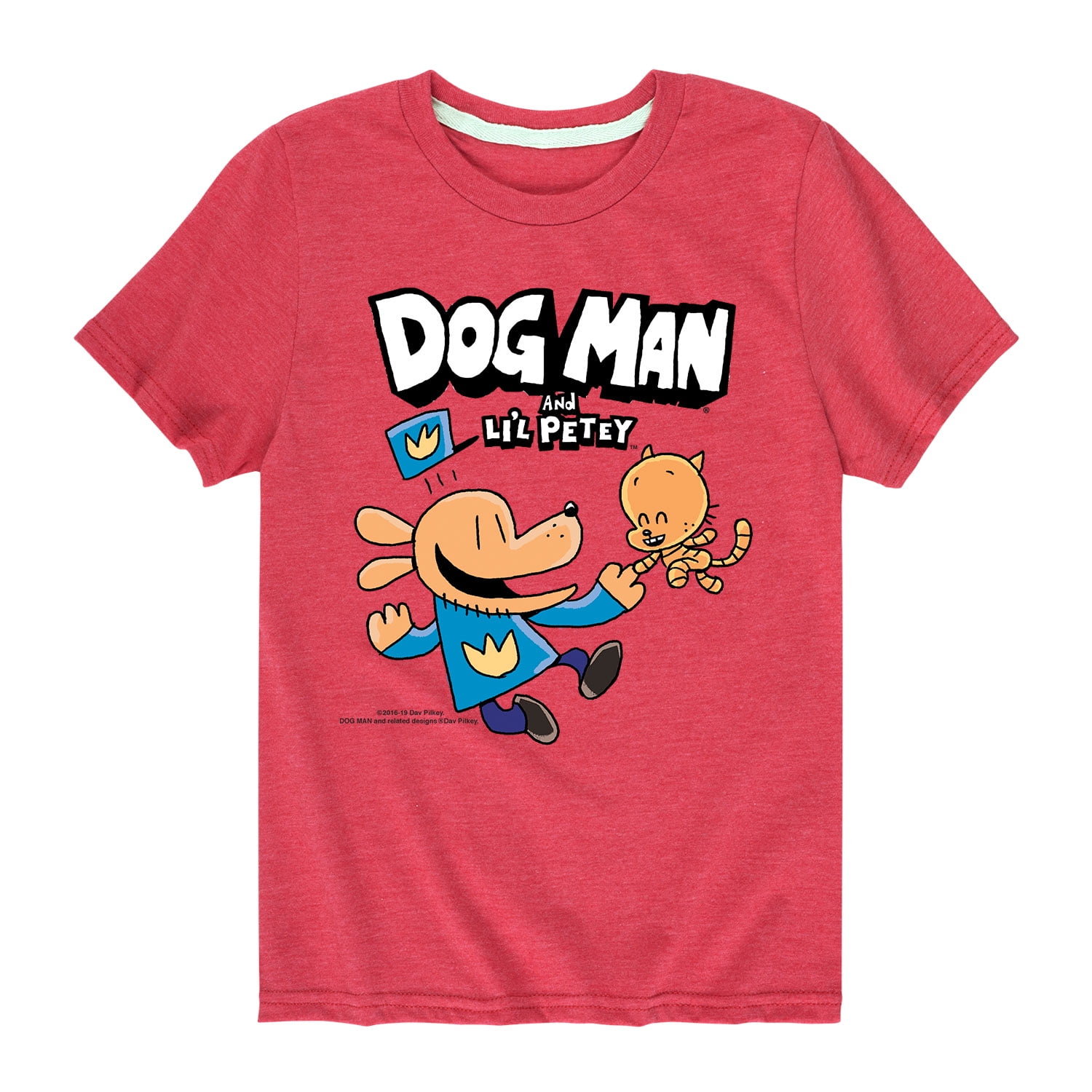 Dog Man Dog Man And Lil Petey Toddler Short Sleeve TShirt