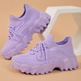 thumbnail image 2 of Women breathable knitted sports shoes, lightweight walking shoes, comfortable and casual loafers, suitable for gyms and travel, 2 of 3