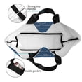 thumbnail image 4 of Pofeuu Shark Print Reusable Grocery Bags - Washable, Foldable, Packable Tote, Large Handles, Heavy Duty, Zippered Top Pouch, 4 of 8