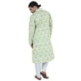 thumbnail image 3 of Atasi Designer Kurta For Menâ€™s Printed Chinese Collar Summer Ethnic Party Wear, 3 of 7