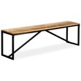 thumbnail image 1 of vidaXL Bench Solid Mango Wood 160x35x45 cm, 1 of 5