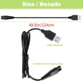 thumbnail image 4 of JIAHAOO Portable Shaver Charger Cable DC12-24V 1A Pure Copper Core Space Saving For Business Vacation Use, 4 of 8