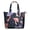Cottagecore, variant on Large Capacity Travel Tote Bag with Spacecraft Starry Night Print Lightweight Weekender Bag with Adjustable Shoulder Strap for Fitness Business
