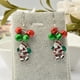 thumbnail image 2 of Papá Noel Pendiente Gota Mujeres Gancho Pendientes Campana Joyería de Navidad, 2 of 9
