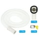 thumbnail image 3 of Kit de Manguera de Drenaje para Aire Acondicionado Uxcell de 3.3 pies, Manguera de Conector de Drenaje Universal con Conector de Abrazadera 8, Blanco, 3 of 6