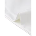 thumbnail image 6 of DARING DIVA Women's Crop Open Front 3/4 Sleeve Collarless Jacket XS White, 6 of 6