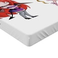 thumbnail image 2 of Ambesonne Anime Fitted Sheet, Japanese Art, Queen Size, White, 2 of 3