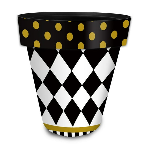 Briarwood Lane Checkerboard Large Planter