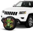 thumbnail image 2 of KAKALAD Happy frog Spare Tire Cover Universal Vehicle Accessories Buckle Car Tools 17”in, 2 of 6