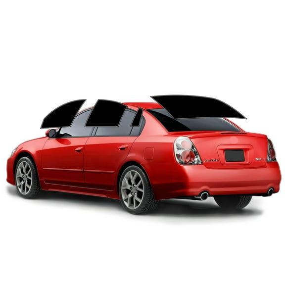 Haiy Co - PreCut 2Ply 05% Window Tint Film Kit For 2002-2006 Nissan Altima Sedan -Side+Rear Window