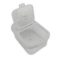 thumbnail image 5 of Rice Container Kitchen Dry Food Rice Storage Box Airtight Rice Dispenser Rice Storage Bin Household Cereal Dispenser Bucket Small 5kg Capacity White, 5 of 5