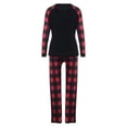 thumbnail image 4 of Wirziis Christmas Pajamas for Family, Christmas Costumes Long Sleeve Classic Plaid Printing Xmas Sleepwear for Matching Family Christmas Pajamas Sets, Merry Christmas, 4 of 5