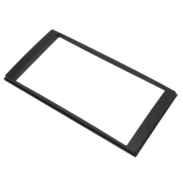 Fascia de montaje en tablero, radio estéreo para automóvil de doble DIN, moldura de radio para tablero, salida de alta intensidad