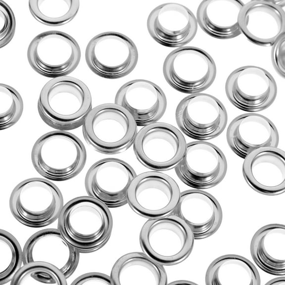 50 Sets Air Eye Button Dreses Metal Eyelets Canvas Grommets Grommets for Fabric Shoes Craft Buttons Grommets Kit