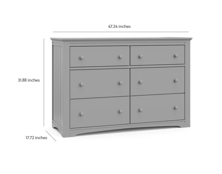 Graco pebble gray dresser cheap