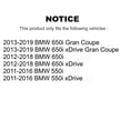 thumbnail image 2 of Positive Plus Front Rear Semi-Metallic Brake Pads Kit for Car BMW 550i xDrive 650i Gran Coupe KPF-100166, 2 of 8