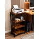 thumbnail image 4 of QinaQin Carrito plegable de madera de 4 niveles con ruedas con seguro, organizador expandible de alta resistencia para cocina o garaje, 4 of 9
