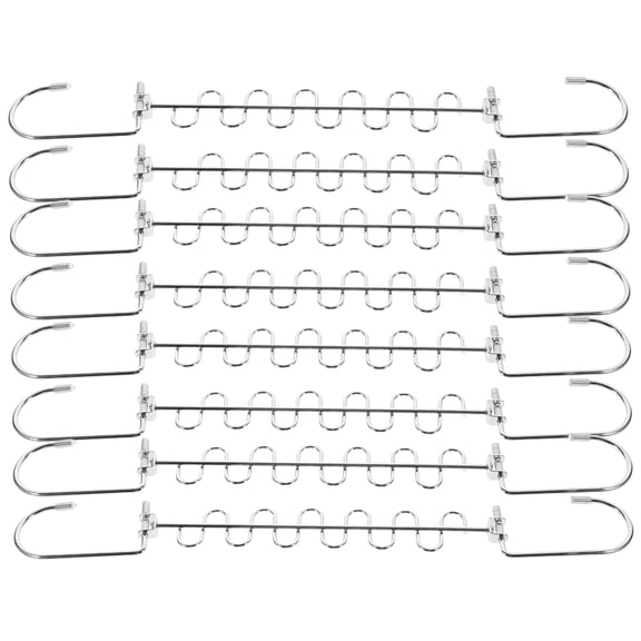 LOLIPPYY Transparent Space-Saving Iron Hangers for Household and Dormitory Use