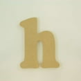 thumbnail image 4 of Package of 1, 10 Inch X 3/4" Thickness MDF Letter h in The Goudy Heavy Font, Thick, Lower Case for Art & Craft Project, Made in USA, 4 of 4