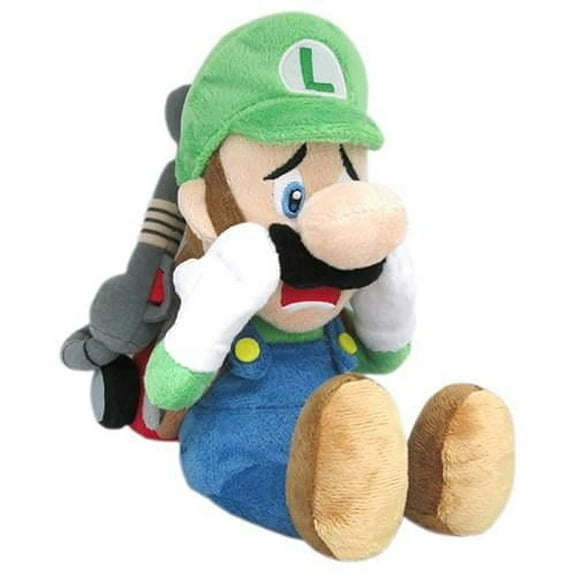 Super Mario Bros. 7" Plush Luigi with Ghost Vacuum