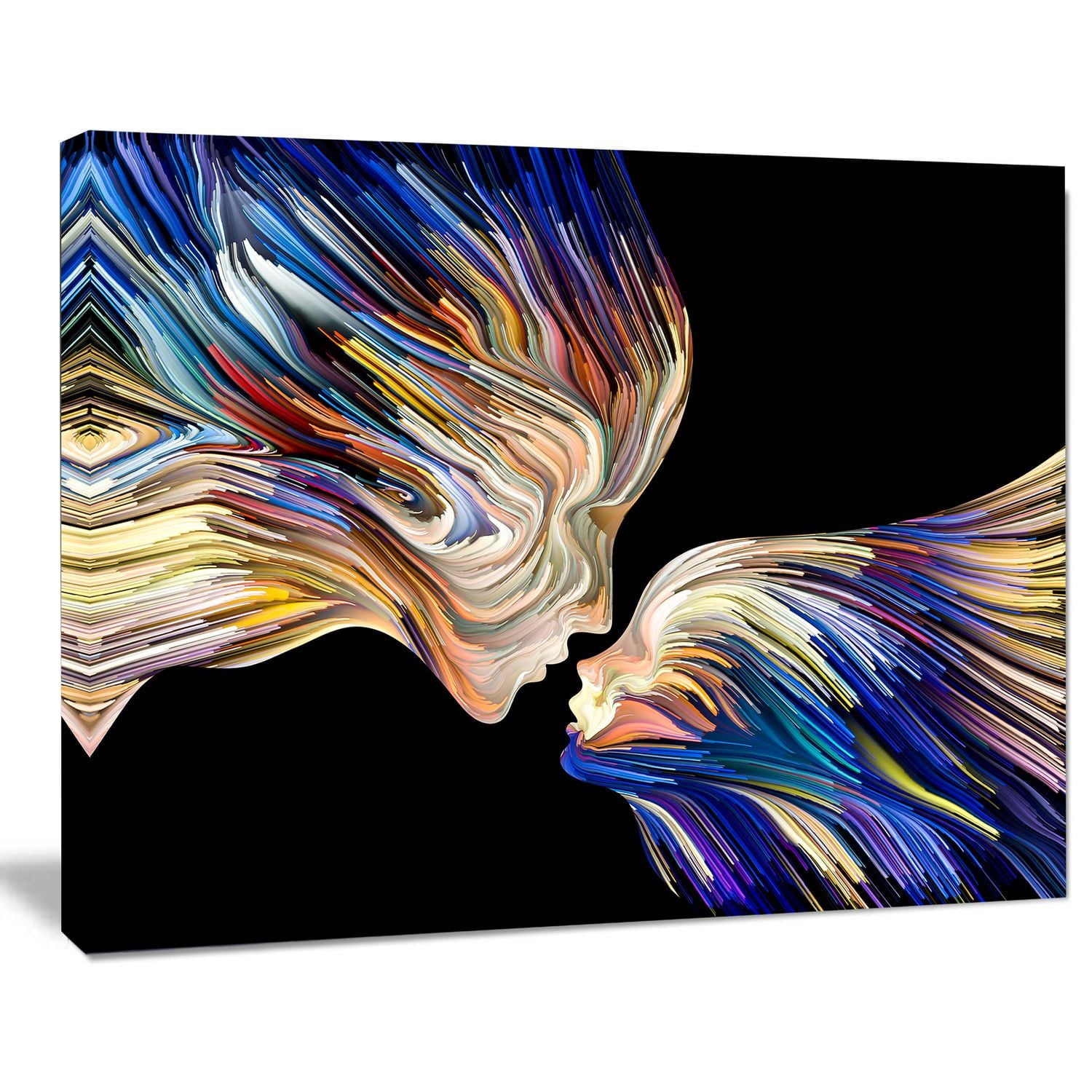 Design Art Metaphorical Mind Painting Canvas Print