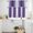 Purple, variant on Forest Green Ombre Stripe Kitchen Curtains Sets for Windows 24 Inch Length, Farmhouse Simple Striped Rod Pocket Window Treatments Tier Curtains and Valances Set for Bedroom/Bathroom
