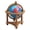 Brown, variant on Dserhfy Miniature World Globe with Plastic Stand Realistic DIY Gifts Pretend Play Toys 1:12 Dollhouse Scene Ornament Blue Rolling Globe Model for Living Room
