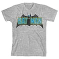 thumbnail image 5 of Batman Classic Emblem Youth Athletic Gray Graphic Tee-XL, 5 of 7