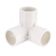 thumbnail image 1 of Accesorio de tubería en forma de T de 3 vías Uxcell de grado de muebles de 0.98 pulgadas color blanco 1 Pcs, 1 of 3