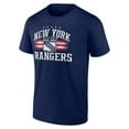 thumbnail image 2 of Men's Navy New York Rangers Americana Team T-Shirt, 2 of 3
