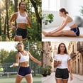 thumbnail image 3 of URATOT Women's Cotton Shorts, 2 Packs, Everyday Casual Shorts, Sizes S–XL, 3 of 6