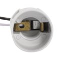 thumbnail image 3 of 4pcs White 100mm Height Wall Lamp Pendant Light Holder E14 Lamp Socket w Wire, 3 of 5
