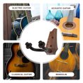 thumbnail image 1 of Gancho Para Guitarra Ganchos Montados En La Pared Colgador de montaje en pared para guitarra, soporte para guitarra, se adapta a guitarras de todos los tamaños, bajo, ukelele, 1 of 7