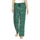 thumbnail image 1 of Balery Green Christmas Pantalones de pijama para mujer, pijamas ultraligeros, pantalones de estar por casa-Large, 1 of 6