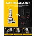 thumbnail image 6 of AUXITO 9005 H11 LED Headlight Bulbs Combo, High Low Beam Replacement, 12000LM 6500K Cool White, Wireless Headlight LED Bulbs, Pack of 4, 6 of 8
