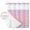 Purple, variant on No Hook Pink Black Ombre Shower Curtain with Snap in Liner Set, Modern Abstract Striped Polka Dots Waterproof Fabric Bathroom Curtains with See Through Top Window, Hotel Style Extra Long 72 x 96 Inch