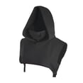 thumbnail image 2 of Mujeres niñas cuello falso con capucha gorra suéter medias camisas suéter decorativo sombrero desmontable cuello falso - Negro Baoblaze Cuello falso de algodón hdodido, 2 of 8