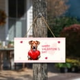 thumbnail image 3 of Happy Valentine's Day Rhodesian Ridgeback Brings Love Heart Landscape Wood Sign Ridgebacks Dog Lover Gifts Hanging Wall Home Decor - 02028, 3 of 5