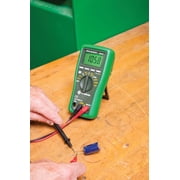 Greenlee DM-45 600-Volt AC/DC 10-Amp DMM, CAP, TEMP Digital Multimeter