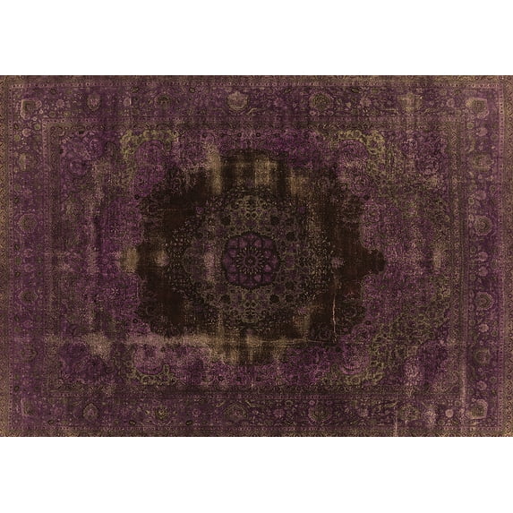 Ahgly Company Indoor Rectangle Persian Brown Bohemian Area Rugs, 6' x 9'