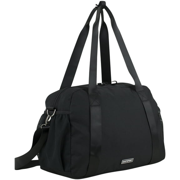 Eastsport 16.5" Detachable Strap Travel Duffel Bag, Black