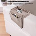 thumbnail image 3 of 1 Pcs Coffee Sofa Armrest Storage Hanging Bag, Remote Control Snack Storage Bag, Tray for Placing Items, 3 of 5