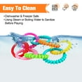 thumbnail image 7 of RoamReady Baby Links Rings, Baby Toys Links, Hanging Stroller Ring Toy,Connecting Baby Rings Toy Links for Car Seat,Baby Stroller 24 Pcs, Ages 0 Months Plus,Travel Accessory Set (8 Colors and 3 Sets), 7 of 7