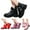 Black, variant on Girls Ankle Boots Kids Bow Knot Chelsea Dress Booties Leather Low Heel Fashion Fall Shoes with Side Zipper Pink 1