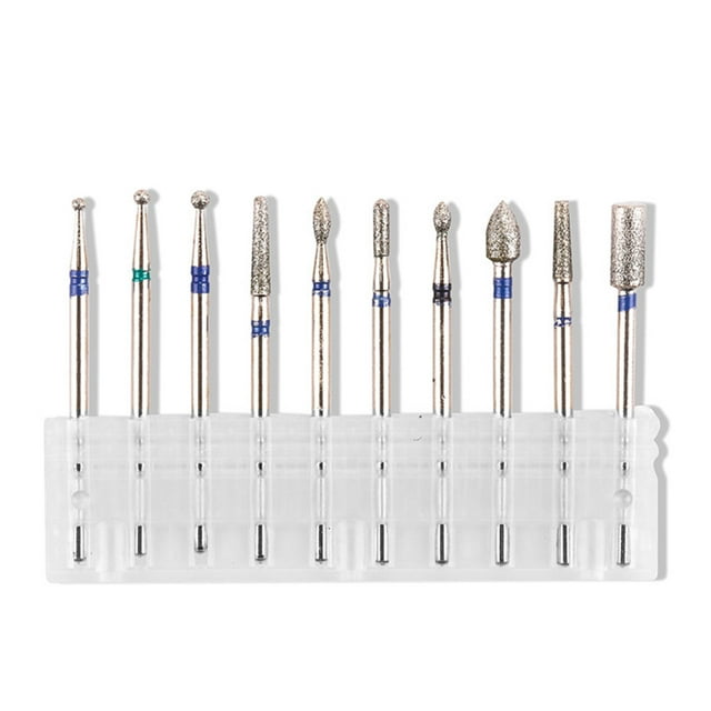 Labymos Nail Drill Bits Set Tungsten Steel Drill Bits for Cuticle & Nail Polish Removal Pedicure & Manicure Electric Nail Drill Replacement Drill Bits